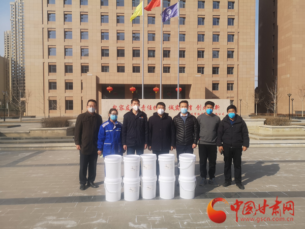 【甘肅全民戰(zhàn)“疫”】暖心！民革蘭州市委會捐助首批1噸防疫物資（圖）