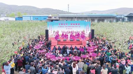 隴南禮縣舉辦“學黨史·感黨恩·賞花?！むl(xiāng)村游”活動