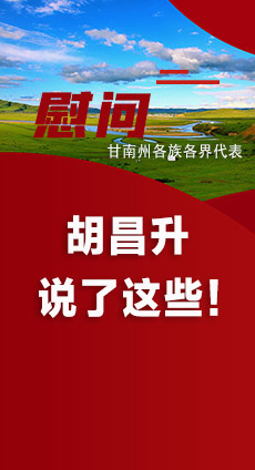  圖解|慰問(wèn)甘南州各族各界代表 胡昌升說(shuō)了這些！
