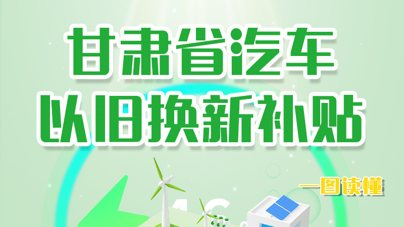 海報(bào)|重大利好！甘肅省汽車以舊換新補(bǔ)貼來了